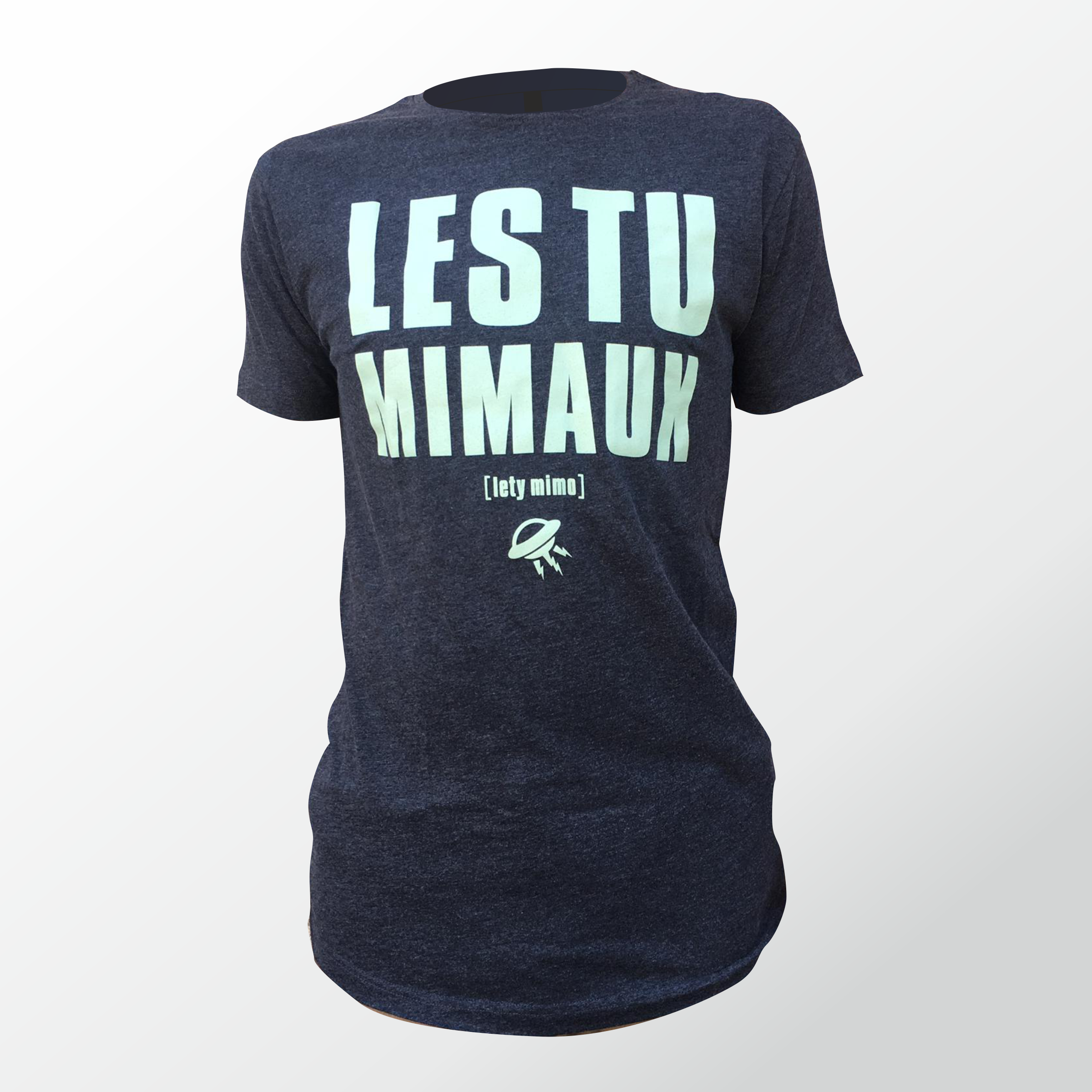 Tričko "Le ty mimó" Francouzská edice - tmavě šedé